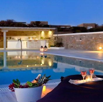 Villa_Patricia_02.jpg Super Paradise Mykonos Outdoor, glass, bottle, pool, vila