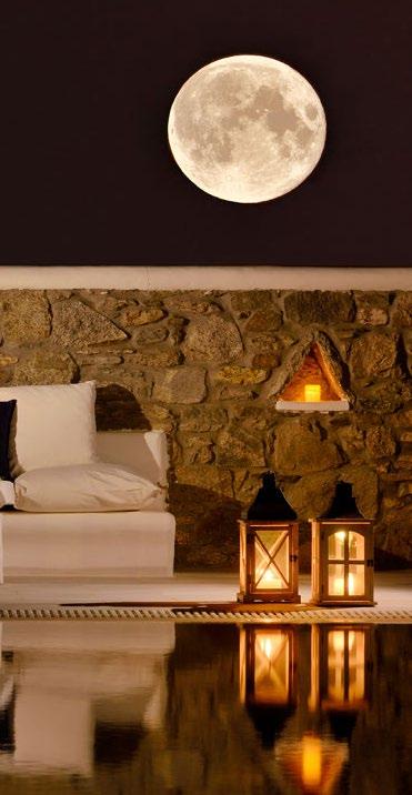 Villa_Patricia_03.jpg Super Paradise Mykonos Outdoor, bed, moon, candle, pool