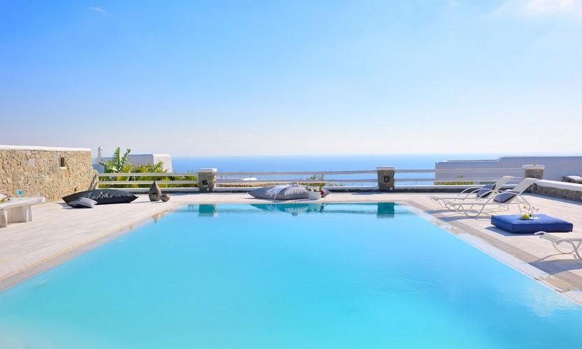 Villa_Patricia_13.jpg Super Paradise Mykonos Outdoor, pool, climbers, sea, sky, horizon