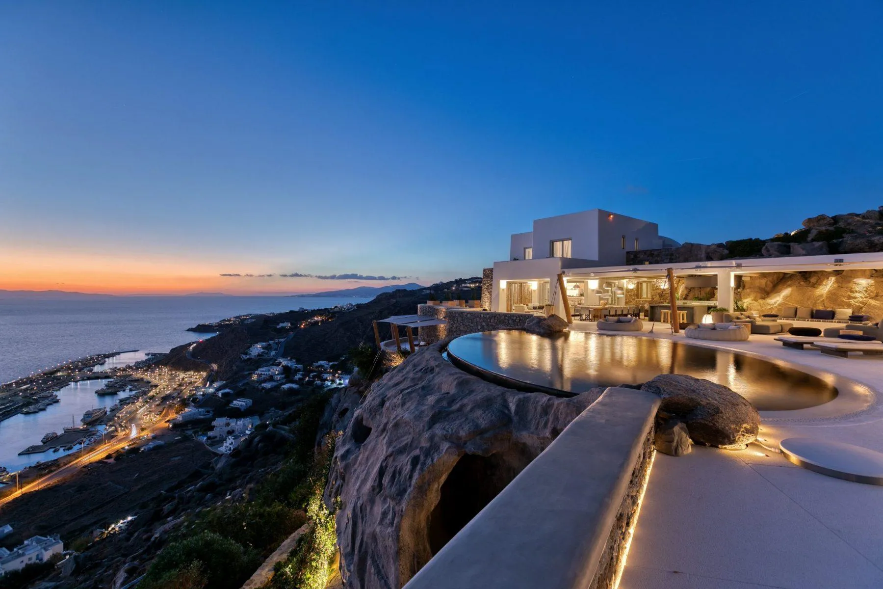 View of the sea from villa Cooper