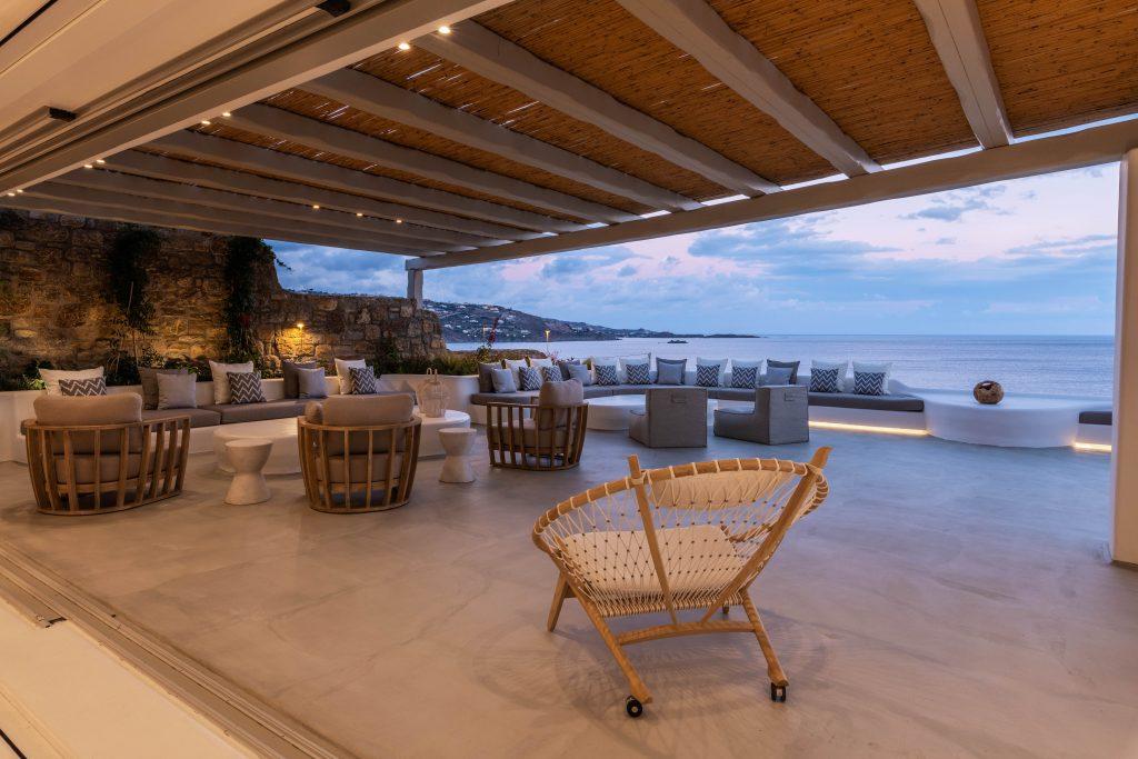 porch soiree terrace ideal area for throwing a party or enjoying with friends in the evening sunset with stunning sea view